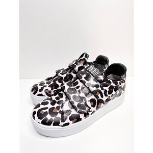 GOATS Sneakers Womens Size 6.5 Cheetah Print Pink Black‎ Platform Shoes